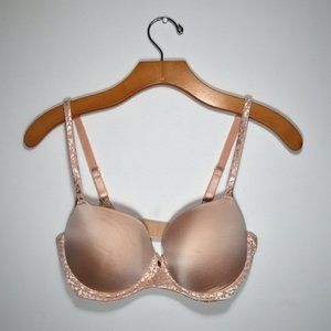 Le Mystére Women's Nude/Beige Bra Size 32D
